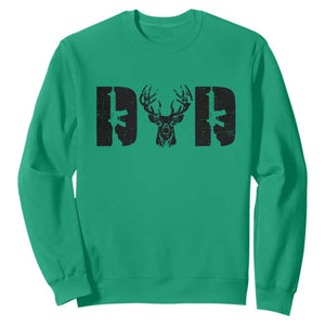 Hunting Dad Sweatshirt Fathers Day Gun Lovers Hunter Dad TS10 Irish Green Print Your Wear