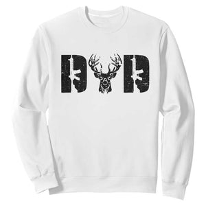 Hunting Dad Sweatshirt Fathers Day Gun Lovers Hunter Dad TS10 White Print Your Wear