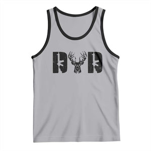 Hunting Dad Tank Top Fathers Day Gun Lovers Hunter Dad TS10 Athletic Heather Black Print Your Wear