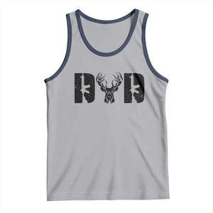 Hunting Dad Tank Top Fathers Day Gun Lovers Hunter Dad TS10 Athletic Heather Navy Print Your Wear