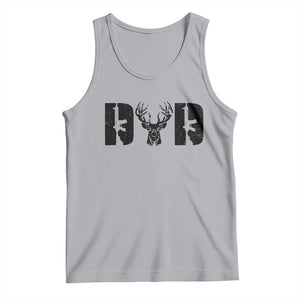 Hunting Dad Tank Top Fathers Day Gun Lovers Hunter Dad TS10 Athletic Heather Print Your Wear