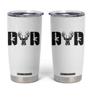 Hunting Dad Tumbler Cup Fathers Day Gun Lovers Hunter Dad TS10 White Print Your Wear