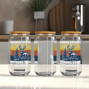Hunting Glass Can I'm Into Fitness Fit'ness Deer In My Freezer Gift for Hunter TS10 Print Your Wear
