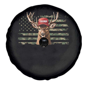 Hunting Trump Spare Tire Cover Antlers Deer Camouflage USA Flag Trump Support TS10 Print Your Wear