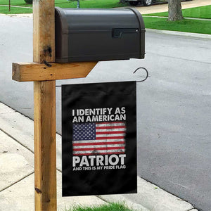 I Identify As An American Patriot Garden Flag This Is My Pride Flag TS02 Print Your Wear