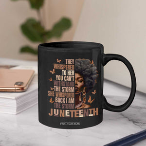 I'm The Storm Black Women Coffee Mug Juneteenth Black History Melanin TS10 Print Your Wear