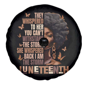 I'm The Storm Black Women Spare Tire Cover Juneteenth Black History Melanin TS10 Print Your Wear