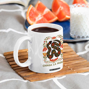 Immigrant Rights Coffee Mug Chinga La Migra TS10 Print Your Wear