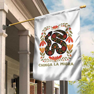 Immigrant Rights Garden Flag Chinga La Migra TS10 Print Your Wear