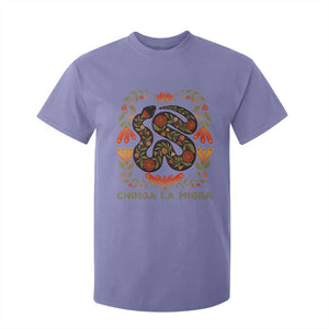 Immigrant Rights T Shirt For Kid Chinga La Migra TS10 Violet Print Your Wear