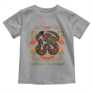 Immigrant Rights Toddler T Shirt Chinga La Migra TS10 Sport Gray Print Your Wear