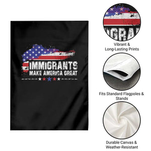 Immigrants Make America Great Garden Flag American Flag Pro Immigration TS10 Print Your Wear