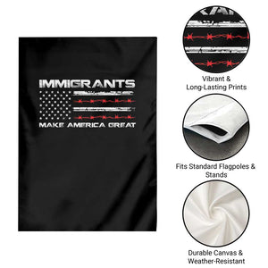 Immigrants Make America Great Garden Flag American Flag TS10 Print Your Wear