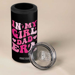In My Dad Girl Era 4 in 1 Can Cooler Tumbler Funny Fathers Day Gift 2025 TS10 Print Your Wear