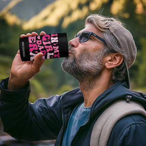 In My Dad Girl Era 4 in 1 Can Cooler Tumbler Funny Fathers Day Gift 2025 TS10 Print Your Wear