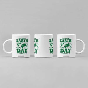 In My Earth Day Era Coffee Mug Cute Groovy Planet Heart TS02 Print Your Wear
