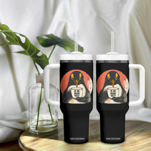 Is He Dead Yet Tumbler With Handle Penguins Resist and Persist TS10 Print Your Wear