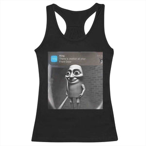 Italian Brainrot Tung Tung Tung Sahur Racerback Tank Top Internet Memes Ring with Motion TS10 Black Print Your Wear