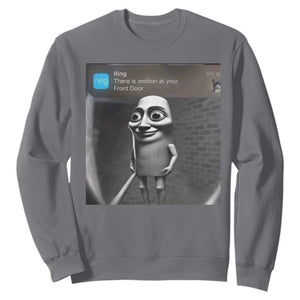 Italian Brainrot Tung Tung Tung Sahur Sweatshirt Internet Memes Ring with Motion TS10 Charcoal Print Your Wear
