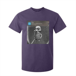 Italian Brainrot Tung Tung Tung Sahur T Shirt For Kid Internet Memes Ring with Motion TS10 Purple Print Your Wear