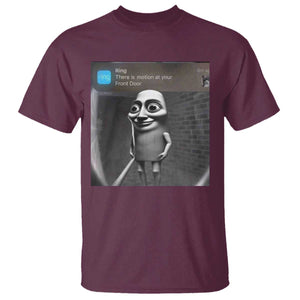 Italian Brainrot Tung Tung Tung Sahur T Shirt Internet Memes Ring with Motion TS10 Maroon Print Your Wear