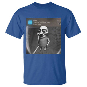 Italian Brainrot Tung Tung Tung Sahur T Shirt Internet Memes Ring with Motion TS10 Royal Blue Print Your Wear