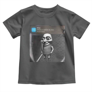 Italian Brainrot Tung Tung Tung Sahur Toddler T Shirt Internet Memes Ring with Motion TS10 Dark Heather Print Your Wear