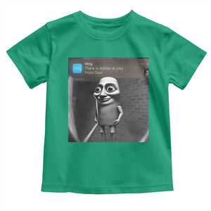 Italian Brainrot Tung Tung Tung Sahur Toddler T Shirt Internet Memes Ring with Motion TS10 Irish Green Print Your Wear