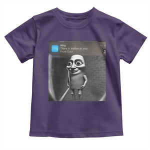 Italian Brainrot Tung Tung Tung Sahur Toddler T Shirt Internet Memes Ring with Motion TS10 Purple Print Your Wear