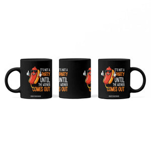 It's Not A Party Until The Wiener Comes Out Coffee Mug Funny Hot Dog Joke BBQ 4th of July Cookout TS02 Print Your Wear