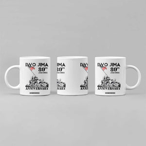Iwo Jima WWII Veteran Coffee Mug 80th Anniversary 4th of July US Flag TS02 Print Your Wear