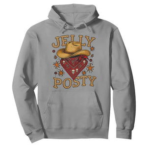 Jelly Posty Cowboy Bandana Hoodie Funny Country Western Rodeo TS02 Sport Gray Print Your Wear
