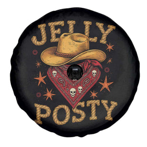 Jelly Posty Cowboy Bandana Spare Tire Cover Funny Country Western Rodeo TS02 Print Your Wear