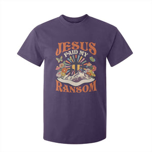 Jesus Paid My Ransom T Shirt For Kid Jesus Christian Faith Good Friday Bible Verse TS11 Purple Print Your Wear