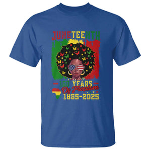 Juneteenth 160 Years Of Freedom T Shirt African American Pride TS11 Royal Blue Print Your Wear