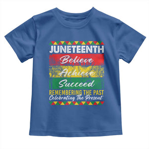 Juneteenth 1865 Toddler T Shirt Remembering The Past Black Freedom African Independence Day TS10 Royal Blue Print Your Wear