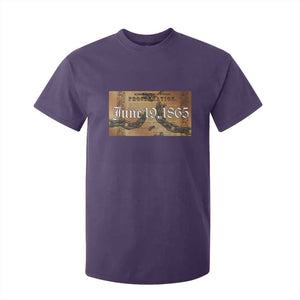 Juneteenth Emancipation Proclamation End of Slavery T Shirt For Kid Black Freedom History TS10 Purple Print Your Wear