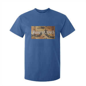 Juneteenth Emancipation Proclamation End of Slavery T Shirt For Kid Black Freedom History TS10 Royal Blue Print Your Wear