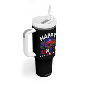 Juneteenth Flag Tumbler With Handle Black Freedom Black History June 19 1865 TS10 Print Your Wear