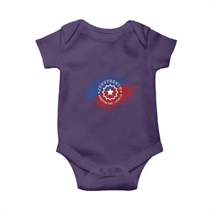 Juneteenth Freedom Day June 19 1865 Baby Onesie Juneteenth Flag TS11 Purple Print Your Wear