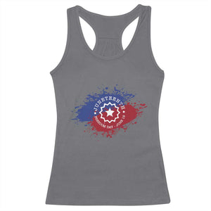 Juneteenth Freedom Day June 19 1865 Racerback Tank Top Juneteenth Flag TS11 Charcoal Print Your Wear