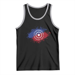Juneteenth Freedom Day June 19 1865 Tank Top Juneteenth Flag TS11 Black Athletic Heather Print Your Wear