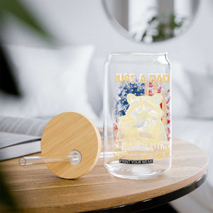 Just A Dad Who Always Came Back With The Milk Glass Can Raccoon American Flag Father's Day TS10 Print Your Wear