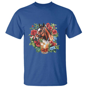Ky Derby Day Party T Shirt Mint Juleps and Roses Horse Racing TS02 Royal Blue Print Your Wear