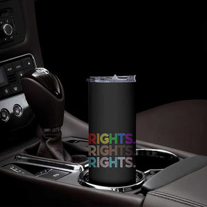 LGBTQ Trans Rights Skinny Tumbler Social Justice Equality Human Rights TS10 Print Your Wear
