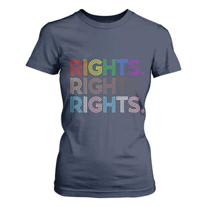 LGBTQ Trans Rights T Shirt For Women Social Justice Equality Human Rights TS10 Navy Print Your Wear