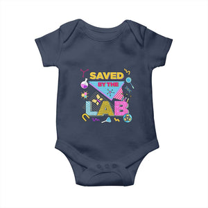 Lab Week Baby Onesie Saved By The Lab Retro Medical Laboratory Tech TS02 Navy Print Your Wear
