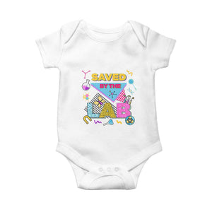 Lab Week Baby Onesie Saved By The Lab Retro Medical Laboratory Tech TS02 White Print Your Wear