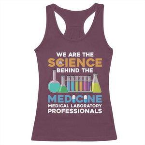 Lab Week Racerback Tank Top Funny Lab Techinician Medical Laboratory Science TS02 Maroon Print Your Wear