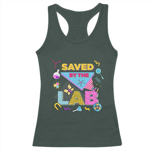 Lab Week Racerback Tank Top Saved By The Lab Retro Medical Laboratory Tech TS02 Dark Forest Green Print Your Wear